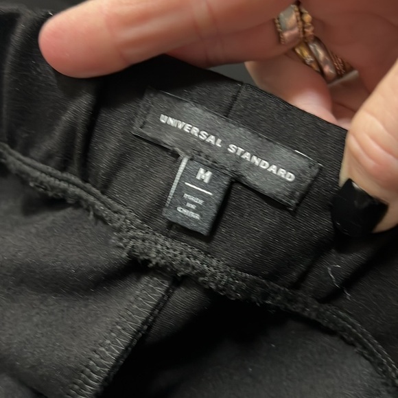 Universal Standard Black Pull on Slit Ankle Pant Size M(18/20) - Picture 7 of 11